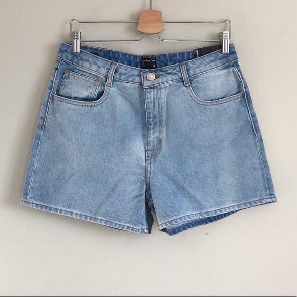 Frank & Oak Pants - Frank & Oak // The Stevie Good Cotton Jean Short in Light Indigo Blue